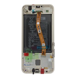 Bloc Ecran Or complet prémonté + batterie sur chassis pour Huawei Mate 20 Lite_photo 2