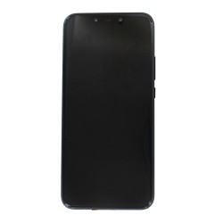 Bloc Ecran Noir complet prémonté + batterie sur chassis pour Huawei Mate 20 Lite_photo 1