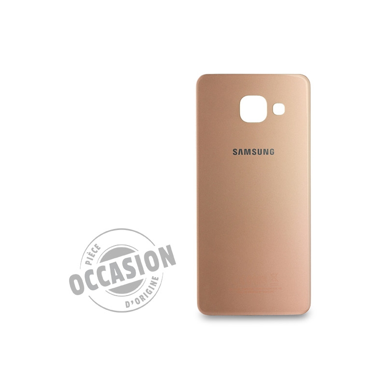 Vitre arrière Rose d'occasion pour Samsung Galaxy A3 2016 Photo 1