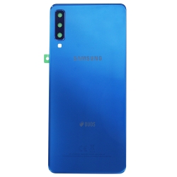 Vitre Arrière bleue pour Samsung Galaxy A7 2018_photo 1