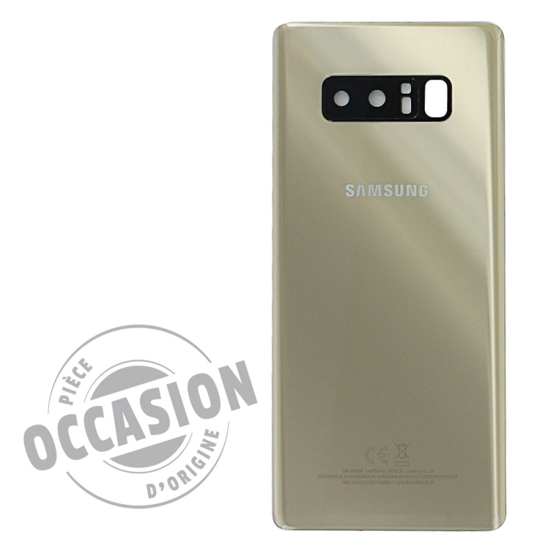Vitre arrière Or Topaze d'occasion pour Samsung Galaxy Note 8_photo1