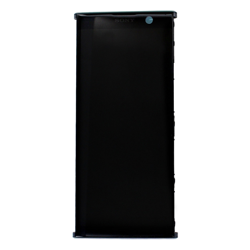 Bloc Ecran Noir avec vitre et LCD sur châssis pour Sony Xperia XA2 Plus_photo1