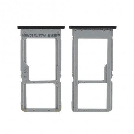 Rack tiroir carte SIM + Micro SD Noir pour Xiaomi Redmi Note 6 Pro_photo1