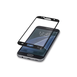 Verre trempé incurvé noir 9H pour Samsung Galaxy A8 Plus_photo1