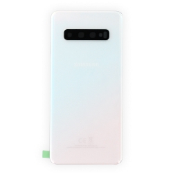 Vitre arrière d'origine pour Samsung Galaxy S10 Blanc Prisme_photo1