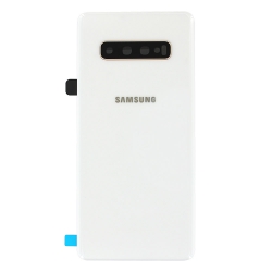 Remplacer la vitre arrière cassée du Samsung S10+ par une vitre en céramique blanche avec BricoPhone_1