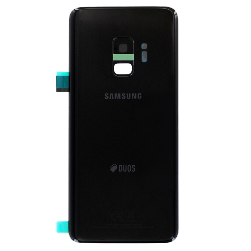 Changer la vitre arrière du Galaxy S9 DUOS noir carbone pour une pièce d'origine avec Bricophone_1