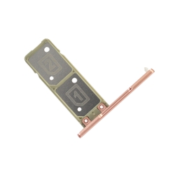 Remplacer le rack double SIM du Xperia XA1 DUAL rose par une pièce neuve originale avec Bricophone_photo1