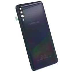 Remplacer la vitre arrière en plastique du Galaxy A70 noir par une pièce neuve d'origine avec Bricophone_photo3