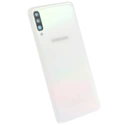 Remplacer la vitre arrière en plastique du Galaxy A70 blanc par une pièce neuve d'origine avec Bricophone_photo3