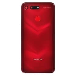 Vitre arrière Rouge et lecteur d'empreintes pour Huawei Honor View 20_photo1