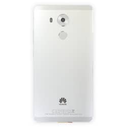 Coque arrière avec lecteur d'empreintes pour Huawei Mate 8 Blanc_photo1