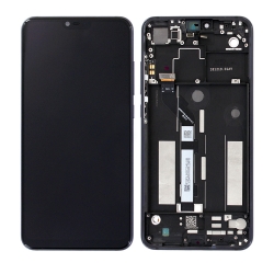 Bloc Ecran Noir COMPLET pré-monté sur châssis pour Xiaomi Mi 8 Lite_photo1