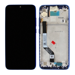 Bloc Ecran Bleu pré-monté sur châssis pour Xiaomi Redmi Note 7_photo1