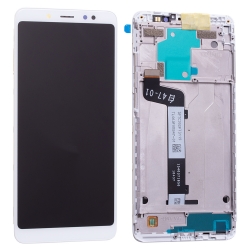 Bloc Ecran Blanc prémonté sur chassis pour Xiaomi Redmi Note 5