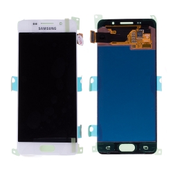 Bloc écran Blanc Amoled avec vitre prémontée pour Samsung Galaxy A3 2016