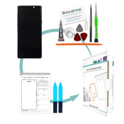 Kit de remplacement Bloc écran Amoled et vitre prémontés Samsung Galaxy Note 9 Noir