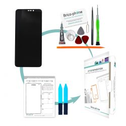 Kit de réparation Ecran Noir avec vitre et LCD pré-assemblé Xiaomi Redmi Note 6 Pro