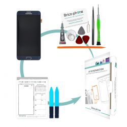 Kit de remplacement Ecran complet NOIR Samsung Galaxy S6 Edge Plus