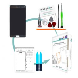 Kit de remplacement Ecran complet NOIR Samsung Galaxy Note 4