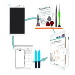 Kit de remplacement Ecran complet BLANC Samsung Galaxy Note 4