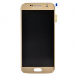 Ecran Amoled et vitre prémontés pour Samsung Galaxy S7 Or photo 2