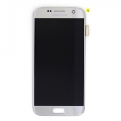Ecran Amoled et vitre prémontés pour Samsung Galaxy S7 Argent photo 2