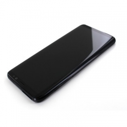 Bloc Ecran Amoled et vitre prémontés sur châssis pour Galaxy S8 Noir Carbone photo 3