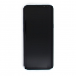 Bloc Ecran Amoled et vitre prémontés sur châssis pour Galaxy S8 Plus Bleu Océan Photo 2