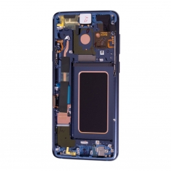 Bloc Ecran Amoled et vitre prémontés sur châssis pour Galaxy S9 Plus Bleu Océan photo 3