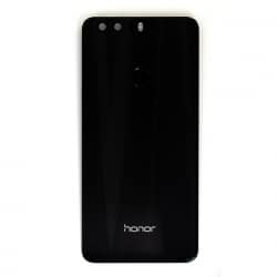 Vitre arrière Noire avec lecteur d'empreinte pour Huawei Honor 8 face avant