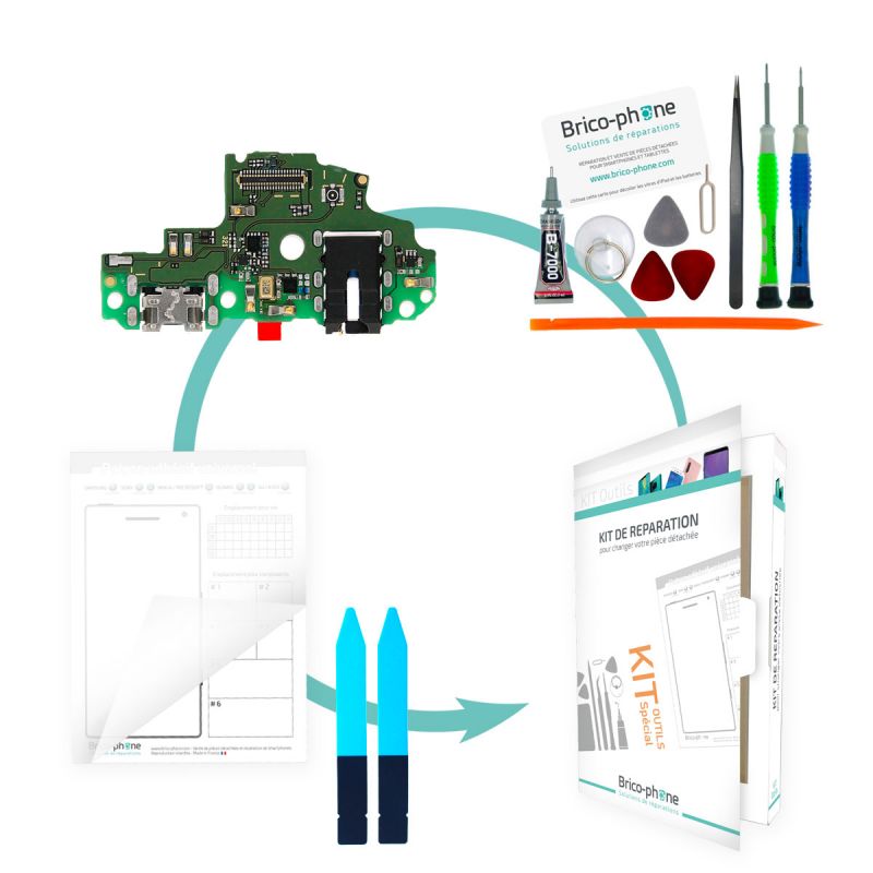 Kit de réparation Connecteur de charge Micro USB Huawei P Smart