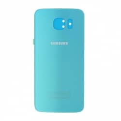 Vitre arrière Bleu pour Samsung Galaxy S6 Face