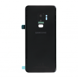 Vitre arrière pour Samsung Galaxy S9 Plus Noir Carbone photo 1