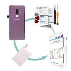 Kit de réparation Vitre arrière Samsung Galaxy S9 Plus Ultra Violet