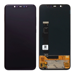 Ecran Noir avec vitre et Super Amoled pré-assemblé pour Xiaomi Mi 8