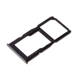 Rack Dual SIM et microSD pour Huawei P30 Lite Noir_1