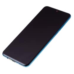 Bloc Ecran Bleu Paon COMPLET pré-monté sur châssis + batterie pour Huawei P30 Lite_photo2