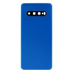 Vitre arrière compatible pour Samsung Galaxy S10 Bleu Prisme photo 2