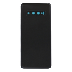 Vitre arrière compatible pour Samsung Galaxy S10+ Noir Prisme photo 2