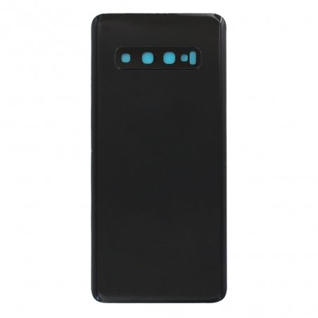 Vitre arrière compatible pour Samsung Galaxy S10 Noir Prisme photo 2