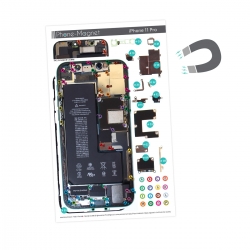 Patron magnétique d'aide au montage pour iPhone 11 Pro
