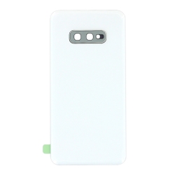 Vitre arrière compatible pour Samsung Galaxy S10e Blanc Prisme photo 2