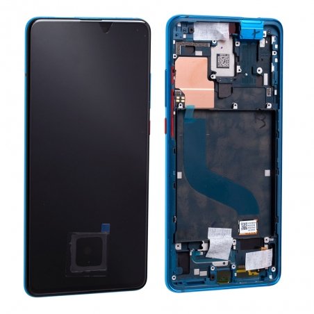 Bloc écran Amoled complet pré-assemblé pour Xiaomi Mi 9T et Mi 9T Pro Bleu Glacier photo 3b