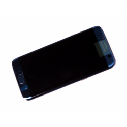 Bloc Ecran Amoled et vitre prémontés sur châssis pour Samsung Galaxy S7 Edge Bleu photo 5