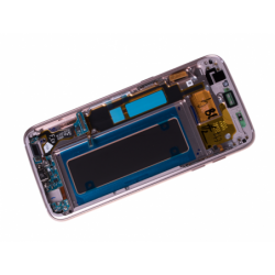 Bloc Ecran Amoled et vitre prémontés sur châssis pour Samsung Galaxy S7 Edge Bleu photo 6