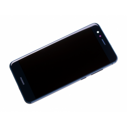 Bloc écran prémonté sur châssis avec batterie pour  Huawei P10 Lite Bleu photo 3