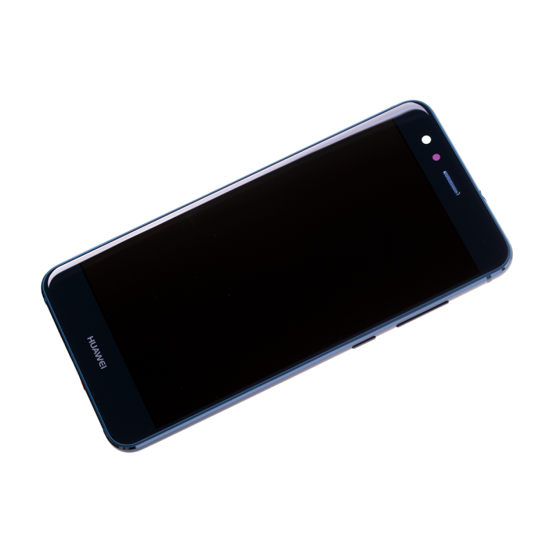 Bloc écran prémonté sur châssis avec batterie pour  Huawei P10 Lite Bleu photo 3