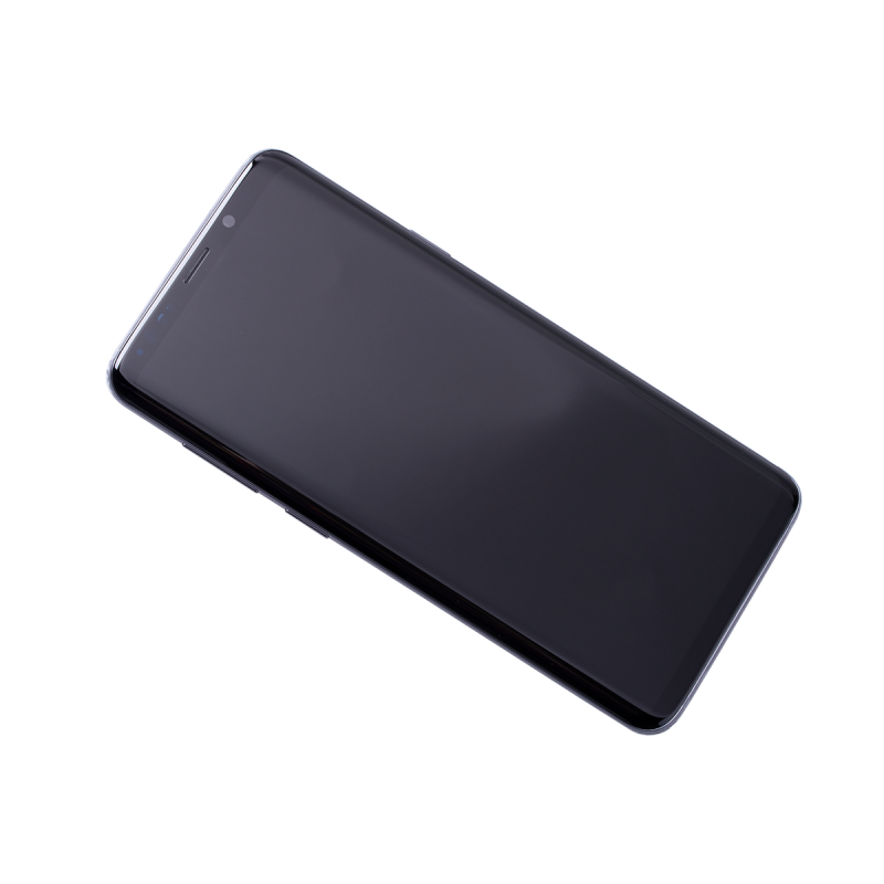 Bloc Ecran Amoled et vitre prémontés sur châssis pour Samsung Galaxy S9 Plus Titanium photo 3