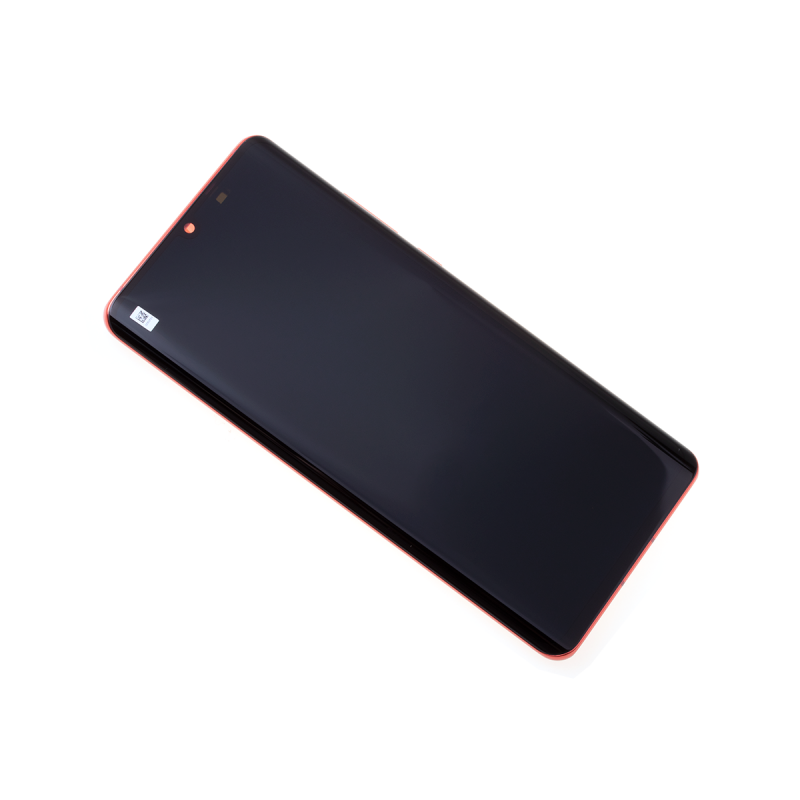 Bloc Ecran Orange COMPLET pré-monté sur châssis + batterie pour Huawei P30 Pro photo 0